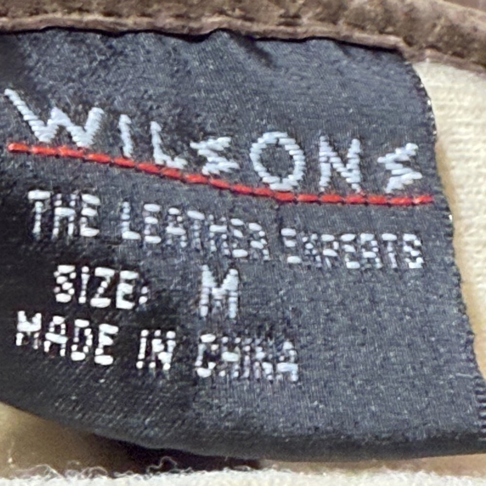 Wilsons Leather Brown Suede Thinsulate Gloves - Woman’s Size Medium - Picture 4 of 7